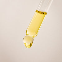 cold pressed baby oil in pipette