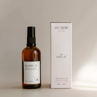 the baby oil my bebe the label